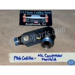 OEM 1963 1964 1965 1966 1967 Cadillac Deville Fleetwood Calais 1963 1964 1965 1966 Eldorado 429 Engine REAR A/C COMPRESSOR MANIFOLD VALVE HOSE CONNECTOR WITH NEW SCHRADER VALVE #5914945